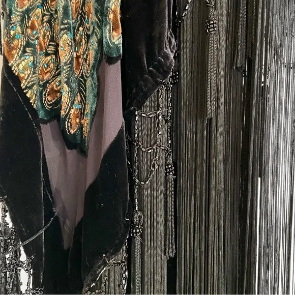 Hand crafted Boho Peacock Tassel Fringe Kimono - Picture 10 of 14